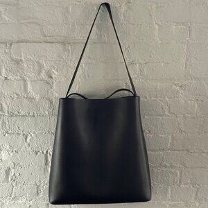 Aesther Ekme Black Sac Leather Tote